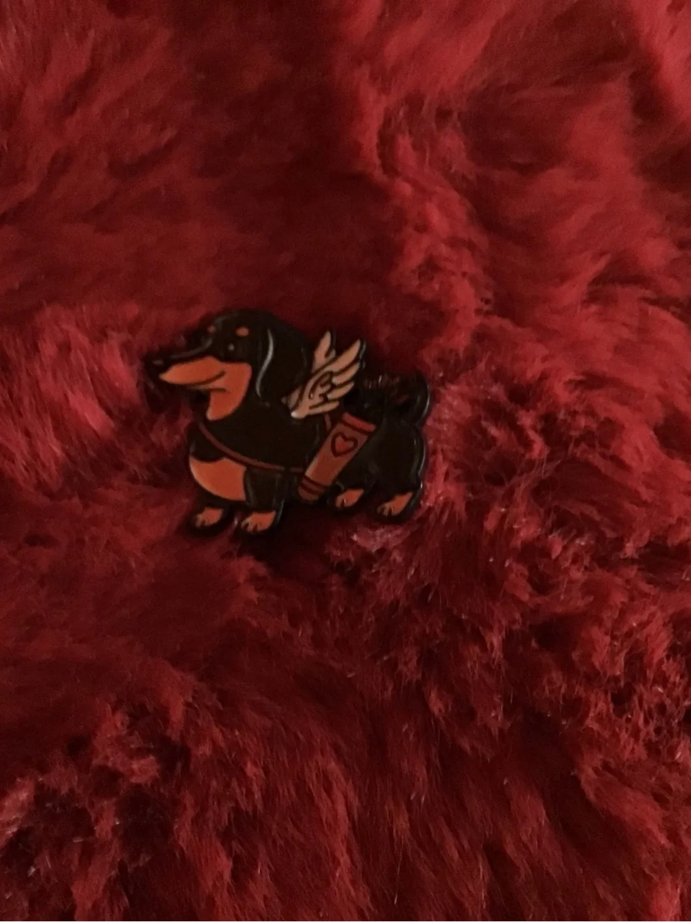 Black Dachshund Enamel Magnet Set - Cute Dog Pins